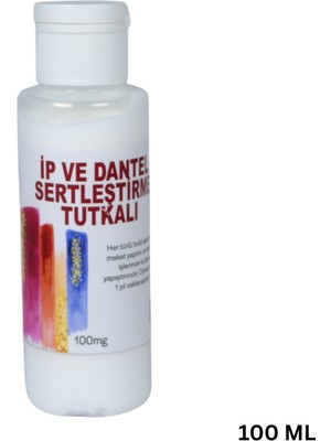 Roco Paper Co. Ip ve Kağıt Ip Tutkalı, Dantel Sertleştirme, Kolalama Tutkalı, Şeffaf Hobi Yapıştırıcısı, 100 ml