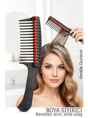 Tgzm Profesyonel Saç Boyama Tarağı – Renk Ayırıcı &amp; Boya Sıyırıcı Kuaför - TG0012-2QFEQ