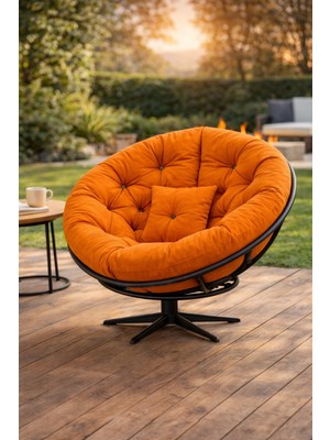 Petkamp Garden Axis 360 Derece Döner Mekanizmalı Berjer Tekli Koltuk