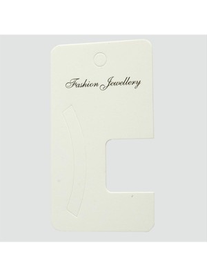 Zero Land Snmswrld Toka Kartı 5x9 Cm-Beyaz