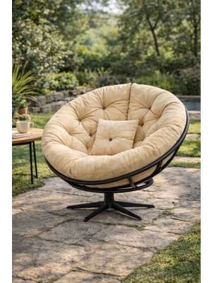 Petkamp Garden Axis 360 Derece Döner Mekanizmalı Berjer Tekli Koltuk