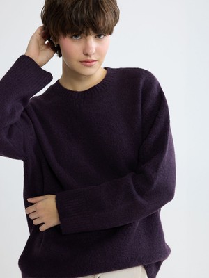 Lc Waikiki Yeni Sezon Bisiklet Yaka Oversize Kadın Triko Kazak