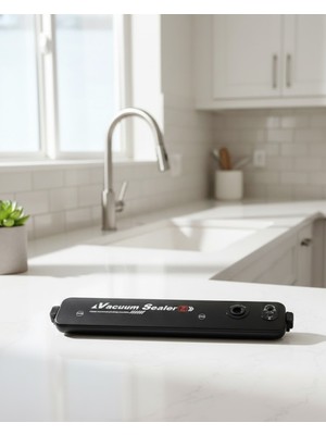 Teknomiy Gıdaları Uzun Süre Koruyan Ev Tipi Vakumlama ve Yapıştırma Makinesi