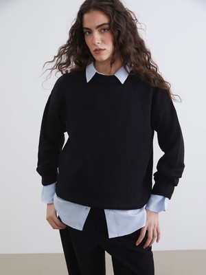 Lc Waikiki Yeni Sezon Bisiklet Yaka Kadın Triko Kazak