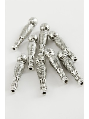 Zero Land Snmswrld Noktalı Tesbih Imame Aparatı 50 Gram-Gümüş Rengi