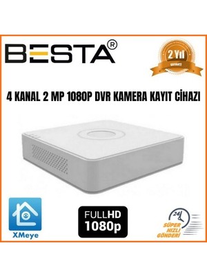 urfakent bilişim ve medya danışmanlık 4 Kanal 2 Mp 1080N Dvr Kamera Kayıt Cihazı KD-244