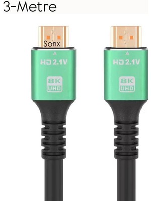 urfakent bilişim ve medya danışmanlık HDMI 2.1 Kablo – 8k Ultra Hd Görüntü ve Ses Aktarımı 8k 60HZ 4K 120HZ