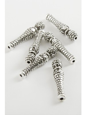 Zero Land Snmswrld Noktalı Tesbih Imame Aparatı 50 Gram-Gümüş Rengi