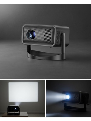 Teknomiy Ev Sineması Için 150 Inç LED Projeksiyon Wifi Bluetooth Destekli