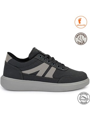 Albishoes Erkek Keten Hafif Yumuşak Rahat Taban Klasik Spor Ayakkabı Düz Rahat Taban Keten Yüzey