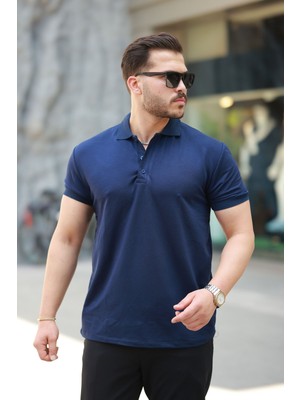 Etiler Collection Erkek Kısa Kollu Yakalı Viskon Iki Iplik Erkek Tişört