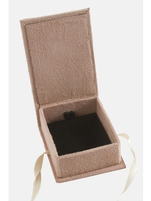 Zero Land Snmswrld Süet Lüx Set Kolye Kutusu-Yavruağzı