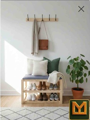 Medet Mobilya Ahsap Ayakkabılık Bank