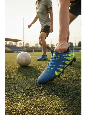 Enoch Profesyonel Keskin Geometrik Desenli Halı Saha Ayakkabısı