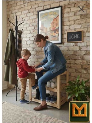 Medet Mobilya Ahşap Ayakkabılık Bank