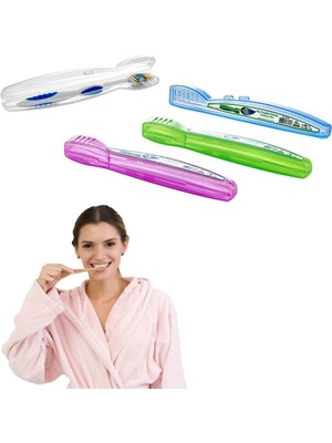 Akıllı Durak Lux Çanta Içi Hijyenik Seyahat Tipi Diş Fırçası Koyma Kutusu