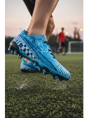 Enoch Profesyonel Geometrik ve Dama Desenli Çivili Krampon