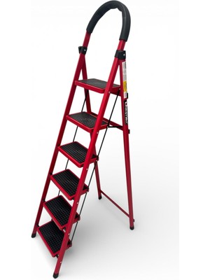 Daimer 6 Basamaklı Katlanır Kaymaz Geniş Basamaklı Merdiven