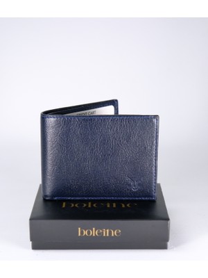 Boleine Erkek Deri Cüzdan Uranos BL2005 Lacivert