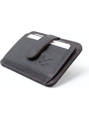 Boleine Unisex Deri Kartlık Ares BL2003 Acı Kahve