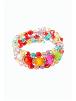 Renkli Helezon Boncuk Çocuk Bileklik