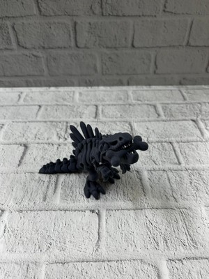 Sepetink Hareketli Dinazor Figürü Dekoratif Oyuncak – Siyah Tasarım