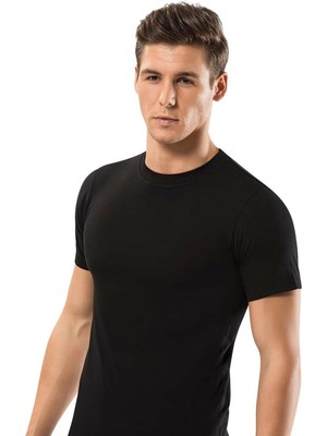 Erdem Erkek Amerikan Yaka Kısa Kollu %100 Pamuklu Tişört Atlet 1165-1168