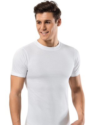 Erdem Erkek Amerikan Yaka Kısa Kollu %100 Pamuklu Tişört Atlet 1165-1168