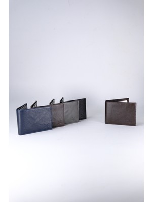 Boleine Erkek Deri Cüzdan Uranos BL2005 Acı Kahve