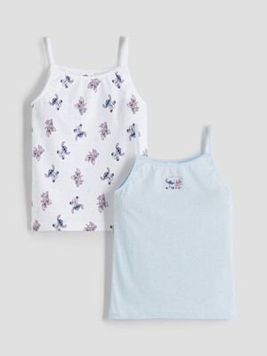 Lc Waikiki Yeni Sezon Angel ve Stitch Baskılı Kız Çocuk Atlet 2'li