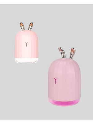 Sepetink Tavşan Kulak Tasarımlı 200 ml USB Aroma Difüzör ve Hava Nemlendirici