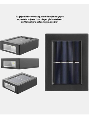 Sepetink Dayanıklı Solar Aplik Hava Koşullarına Dayanıklı Dış Mekan Işığı