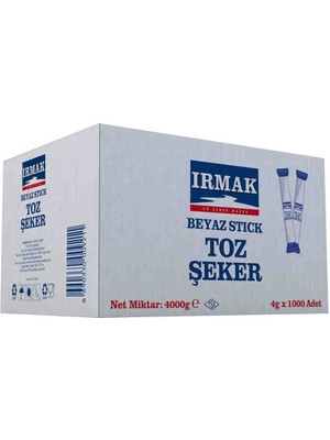 Irmak Stik Toz Şeker 4gr 1000LI 4kg