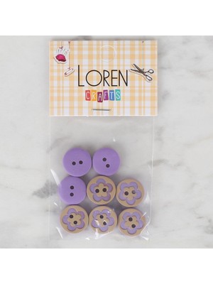 Akıllı Durak Loren Crafts 8 Li Lila - 315