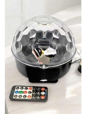 Sepetink Bluetooth ve Uzaktan Kumandalı Çok Renkli Masaüstü Disko Topu