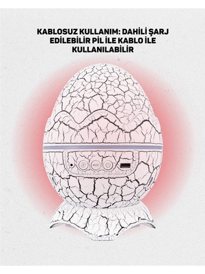 Sepetink Dinazor Yumurta Gece Lambası