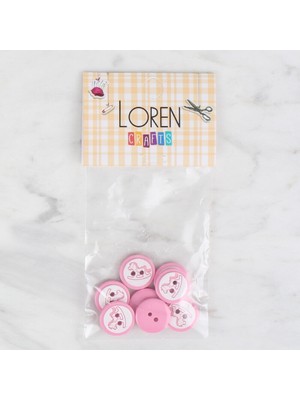 Akıllı Durak Loren Crafts 8 Li Pembe - 495