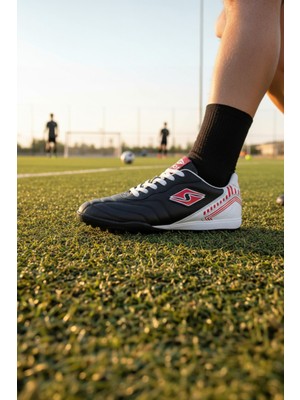 Enoch Profesyonel Geometrik Panel Detaylı Halı Saha Ayakkabısı