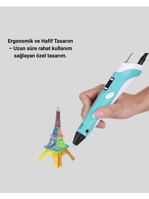 Sepetink Yaratıcı Çizim ve Modelleme Için Profesyonel 3D Yazıcı Kalem