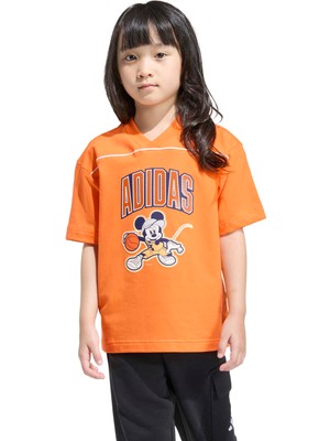 Adidas Disney Mickey Mouse Turuncu Çocuk Tshirt