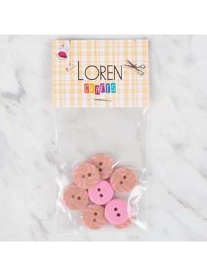 Akıllı Durak Loren Crafts 8 Li Pembe - 305