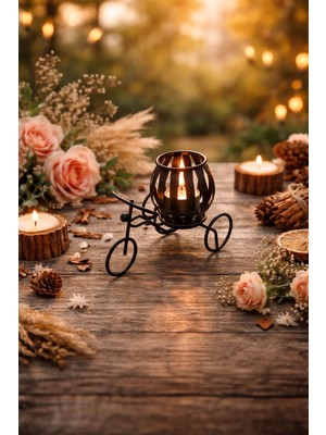 Seymen Bıçakçılık 1’li Metal Tealight Mumluk | Dekoratif Masa Üstü Mumluk