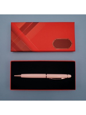 Calperia Kutulu Beyaz Tükenmez Kalem