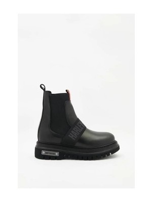 Harley Davidson Polperro Erkek 021M100557 Nefud Kadın Bot  - Siyah