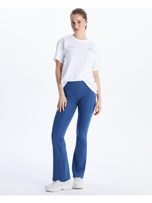 Lc Waikiki Yeni Sezon Beli Lastikli Ispanyol Paça Kadın Spor Tayt