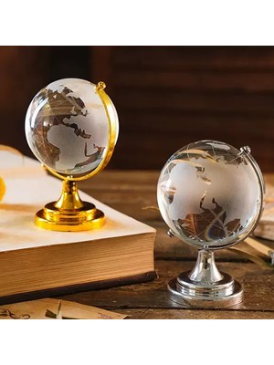 Calperia Büyük Boy Kristal Cam Dünya