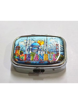 Bsre Istanbul Temalı Küçük Saklama Kutusu (Model 4)