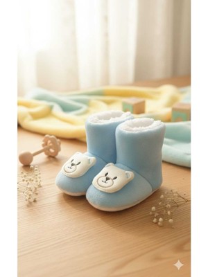 Erteks Bebek Panduf Mavi Ayı