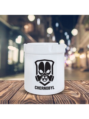 Asilmeydan Chernobyl Logo Baskılı Küllük Kül Tablası- KL253