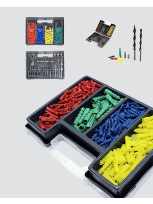 Rory Ahşap Metal Beton Delme Uç Seti Organizerli Karbon Çelik Matkap Ucu